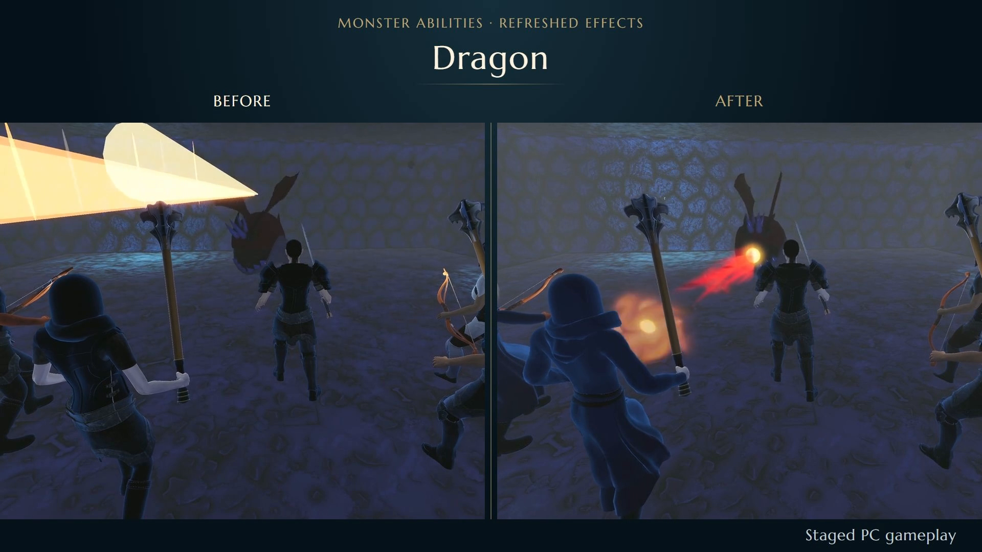 Before and after: the Dragon in Update 0.2.0