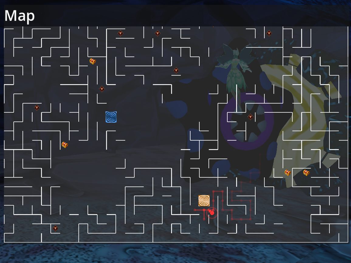 Labyrinth RPG map screen
