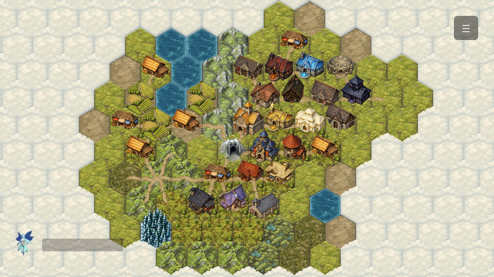 Labyrinth RPG village scene